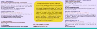 Programma eventi biblioteca 2024