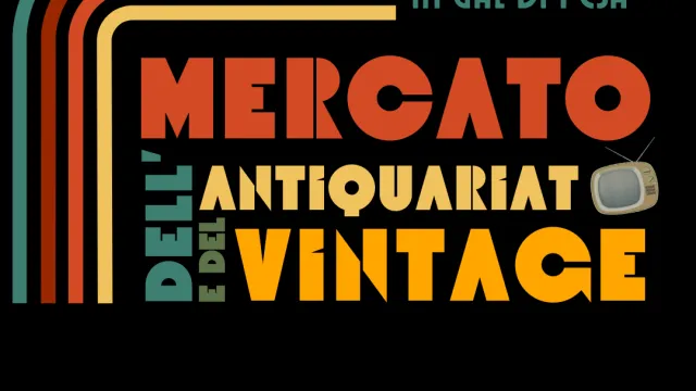 Locandina mercatino vintage - 25 maggio 2024
