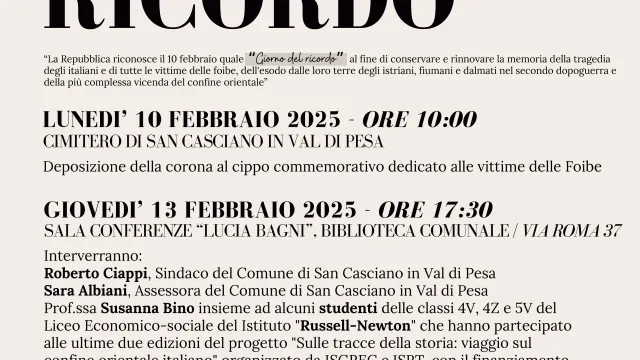 Giorno del Ricordo 2025