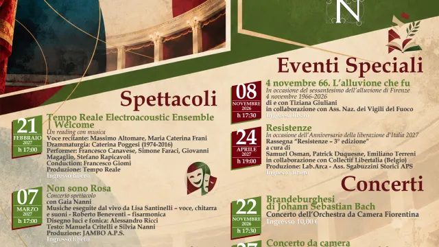 Teatro fuori abbonamento 2026-2027